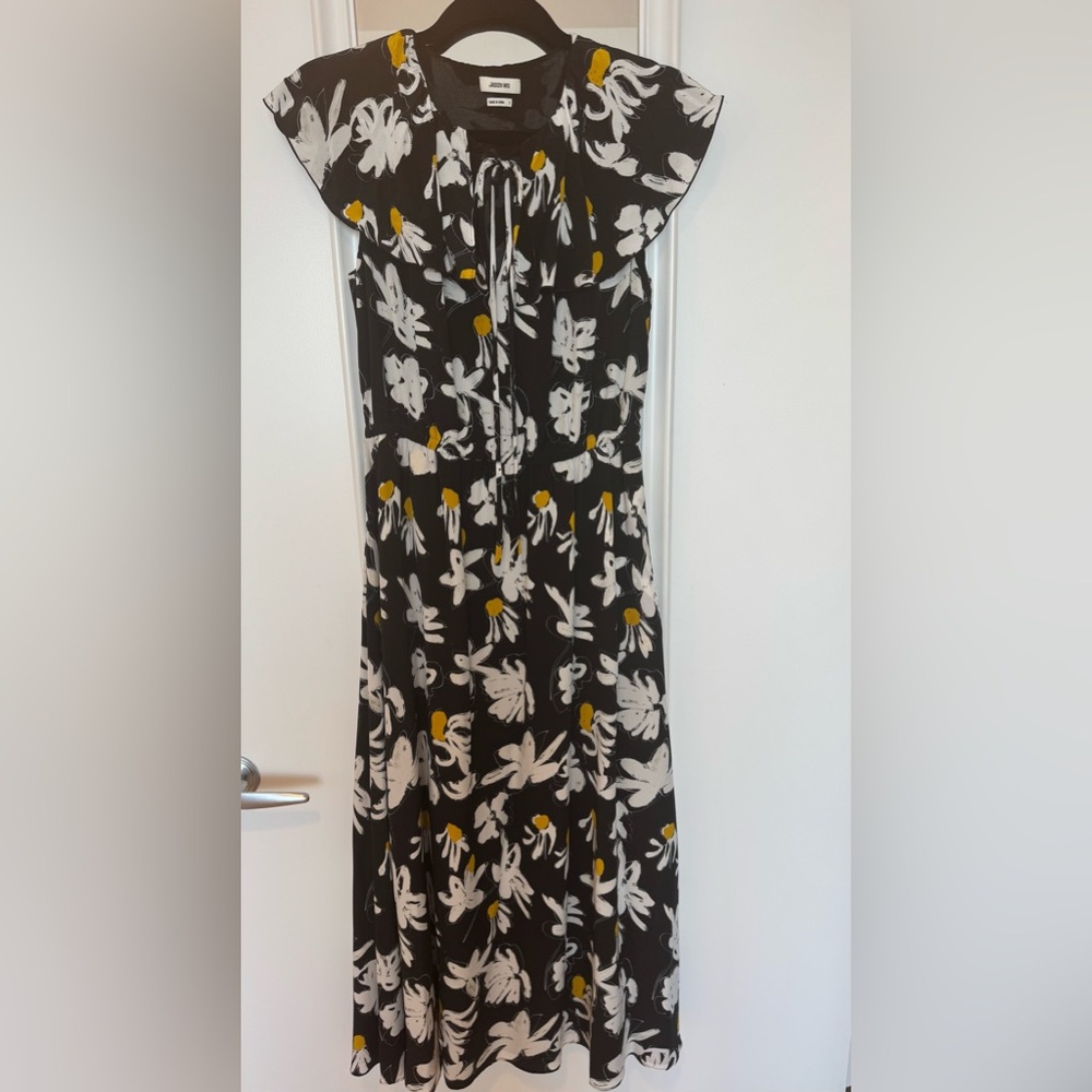 Jason Wu Silk midi Floral Dress